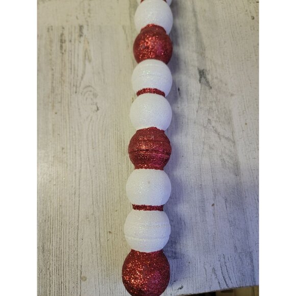 Candy cane large glitter unique hanging decor xmas figure - Picture 7 of 7